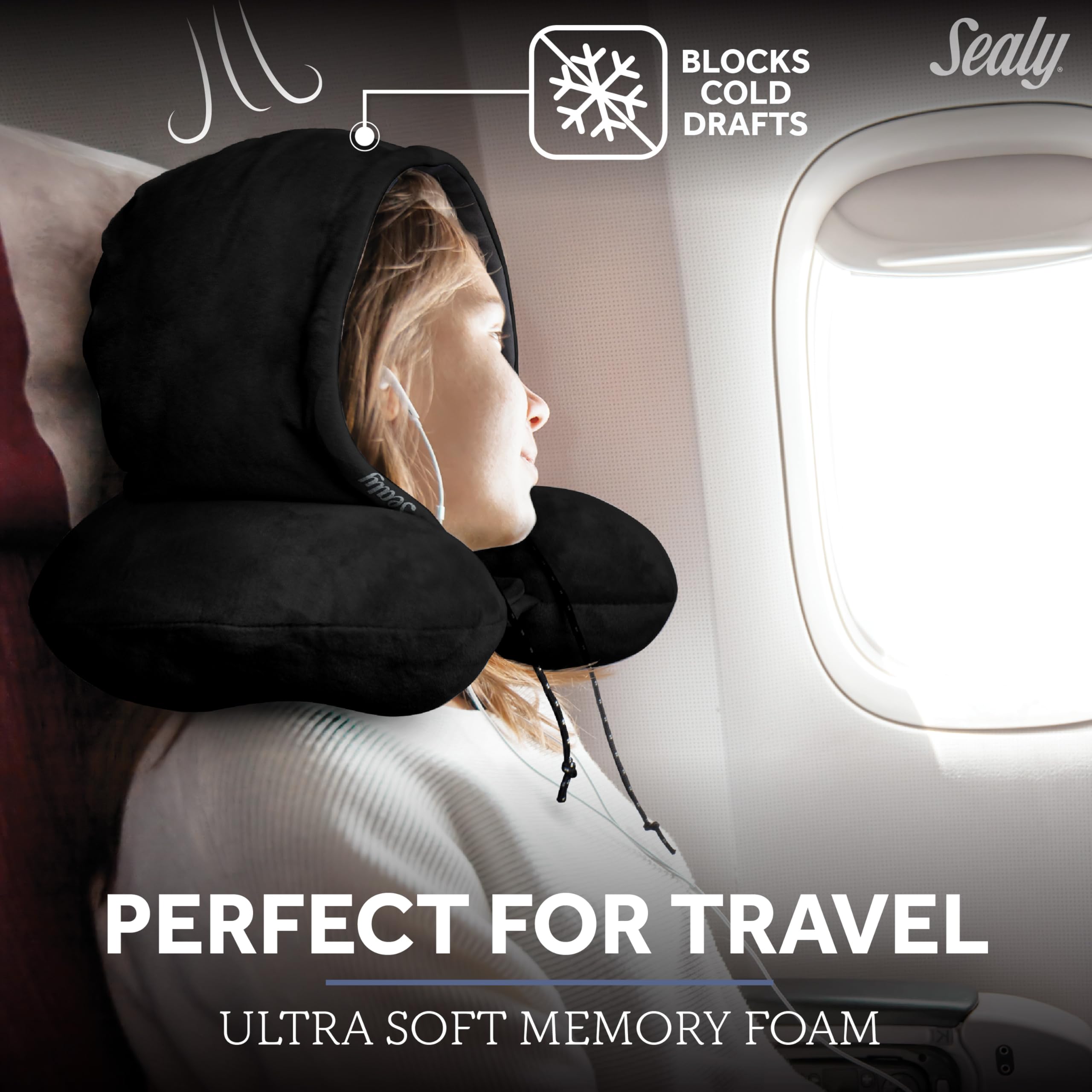 ♡SEALYシーリー 2WAY NECK PILLOW♡ Amazon.com: Sealy Travel Pillow – Airplane Pillow for Neck